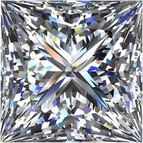 SAVEARTH DIAMONDS Lab Created Moissanite Loose Diamond 5.5MM Princess Cut Diamonds for Pendant Ring Stud Earring Jewelry Making, (VVS1 Clarity, 0.85 Cttw)
