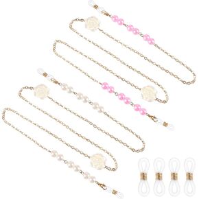 Glasses Chain Pearl Eyeglass Chain Anti Lost Eyeglasses String Holder Eyewear Retainer String for Women Girls Men