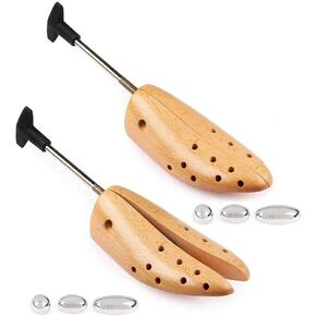FootFitter Premium Professional One-Way Shoe Stretcher, Set of 2, Stretches Width Only, Strong & Durable Shoe Stretcher
