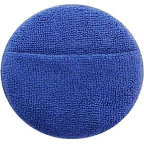 Microfiber Applicator with Hand Pocket - Soft and Very Resistant, to Apply Wax on Paint, Hand polishing, conditioners on Leather, Plastic