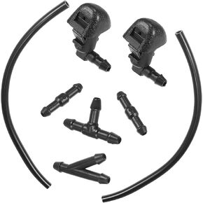 NO. 76810-TK8-A01 Windshield Washer Nozzles Kit for Honda Odyssey 2011-2017 / Front Windshield Spray Nozzles Wiper Spray Washer Jet Fluid Hose/Durable / 1 Set