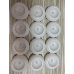 Aignis Floating Discs Wax Candles Burning 4+ Hours, 2 Inch Unscented Dripless, White 12 Pack for Wedding/Birthday/Celebration/Party/Holiday/Home Décor