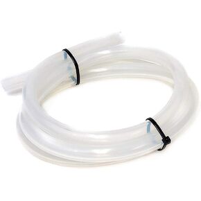 HPS HTSVH95-CLEARx5 Clear 5' Length High Temperature Silicone Vacuum Tubing Hose (40 psi Maxium Pressure, 3/8" ID)