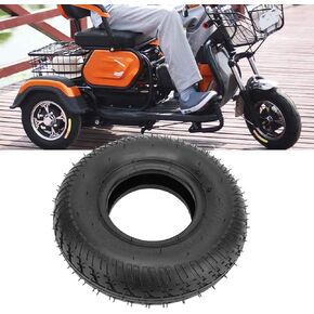2.80/2.50-4 Mobility Scooter Wheel Pneumatic Tyre Electric Wheelchair Tires Mobility Scooter Tool Replacement Accessory for Motorized Scooters, Electric Tricycles