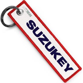 KEYTAILS Keychains Premium Quality Key Tag For SUZUKI Motorcycles, Sportbikes, ATV, UTV, Cars [SUZUKEY]