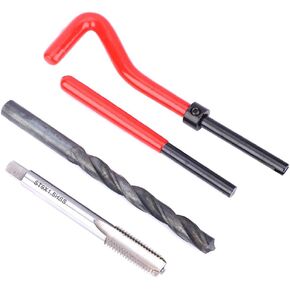 Helical Threaded Insert Kit, M9x1.5 Stainless Steel Rethreading Tap Set Thread Repair Kit for Female Thread Repairing
