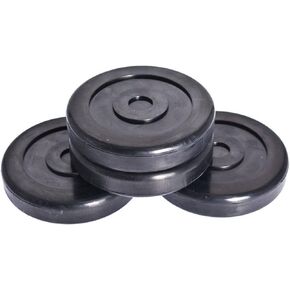 WFLNHB Round Rubber Arm Pads Replacement for BendPak Lift Danmar Lift Set of 4 Black