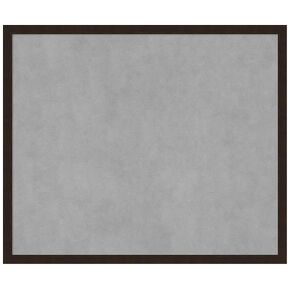 Amanti Art Framed Magnetic Board (25 x 21) Carlisle Espresso Narrow Magnet Board, Medium Magnetic Bulletin Board for Office Decor, Mudroom, Kitchen or Organization Drop Zone from WI, USA