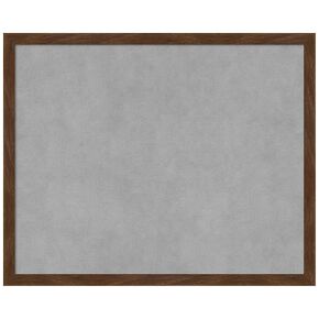 Amanti Art Framed Magnetic Board (21 x 17) Carlisle Brown Narrow Magnet Board, Small Magnetic Bulletin Board for Office Decor, Mudroom, Kitchen or Organization Drop Zone from WI, USA