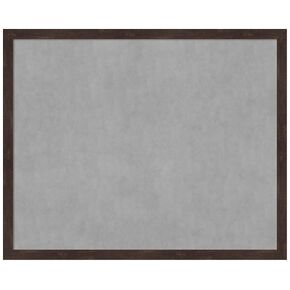 Amanti Art Framed Magnetic Board (43 x 35) Fresco Dark Walnut Magnet Board, X-Large Magnetic Bulletin Board for Office Decor, Mudroom, Kitchen or Organization Drop Zone from WI, USA