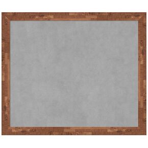 Amanti Art Framed Magnetic Board (27 x 23) Fresco Light Pecan Magnet Board, Medium Magnetic Bulletin Board for Office Decor, Mudroom, Kitchen or Organization Drop Zone from WI, USA