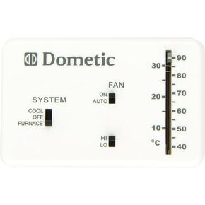 Dometic D3106995.032 ترموستات تناظري للحرارة/البارد، أبيض قطبي in Kuwait