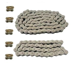 420 Chain 42 Link and 90 Link Front Rear Drive Jackshaft Chain with Master Links for Coleman BT200X CT200U CT200U-EX Baja Warrior MB200 Massimo Predator 212cc 196cc Mini Bike Parts Motor