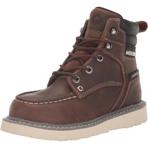 Wolverine Mens Trade Wedge Waterproof Steel Toe 6 Inch Construction Boot