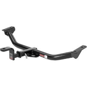 CURT 122343 Class 2 Trailer Hitch with Ball Mount, 1-1/4-Inch Receiver, Compatible with Select Pontiac Vibe, GLOSS BLACK POWDER COAT