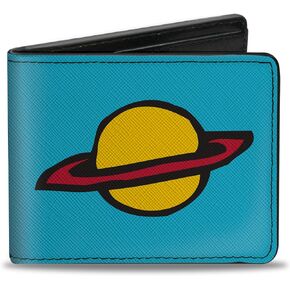 Nickelodeon Wallet, Bifold, Rugrats Chuckie Saturn Shirt Icon Blue, Vegan Leather