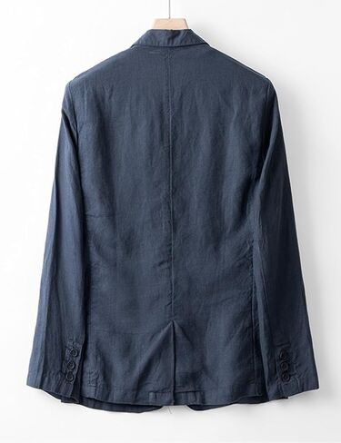 IDEALSANXUN Mens Linen Blazer Casual One Button Lightweight Suit Jackets Sports Coat in Saudi Arabia