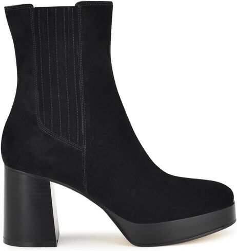 حذاء نسائي للكاحل من Nine West EDS، بني 200، 6 in Kuwait