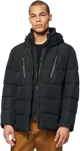 Andrew Marc Men's Mid Length Down Jacket in Saudi Arabia