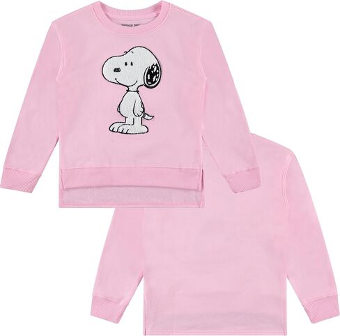 سويت شيرت للفتيات من Peanuts Snoopy مع رقعة شانيل - مقاسات الفتيات الكبيرة 7-16 in Kuwait