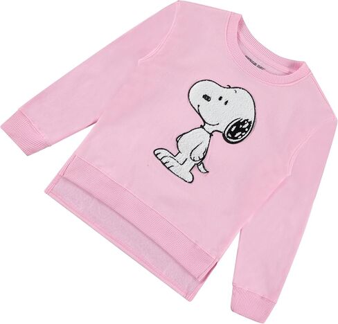 سويت شيرت للفتيات من Peanuts Snoopy مع رقعة شانيل - مقاسات الفتيات الكبيرة 7-16 in Kuwait