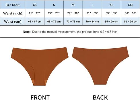 ملابس داخلية قصيرة بدون خياطة للنساء من UUONLY، 5 قطع من الملابس الداخلية محببة بدون عرض سراويل داخلية للسيدات قابلة للتمدد وغير مرئية متوسطة الارتفاع in Kuwait