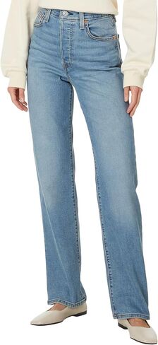 Levi's Women's Ribcage Straight Full Length Jeans in Saudi Arabia