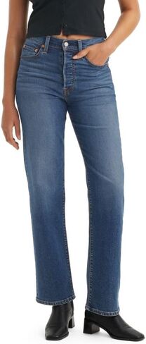 Levi's Women's Ribcage Straight Full Length Jeans in Saudi Arabia