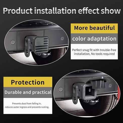 غطاء وصلة المقطورة، خطاف المقطورة، قابس مقاوم للغبار، غطاء حماية للفم المربع، غطاء توصيل، غطاء أنبوب الاستقبال، أغطية وصلة السحب لملحقات غطاء وصلة الاستقبال مقاس 2 بوصة in Kuwait