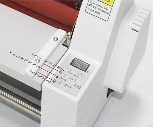 17.7" Laminating Machine, 110V Hot and Cold Roll Laminator Digital Thermal Laminating Machine for Single/Dual Sides A2/A3/A4 Paper in Kuwait