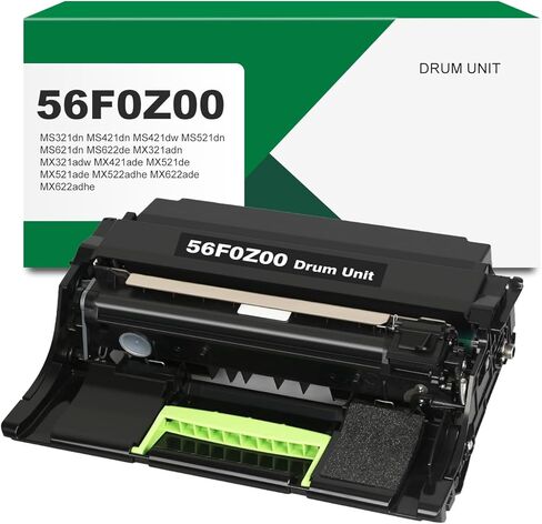 وحدة طبل 56F0Z00 متوافقة مع طابعة Lexmark MS321dn MS421dn MS421dw MS521dn MS621dn MS622de MX321adn MX321adw MX421ade MX521de MX521ade MX522adhe MX622ade MX622adhe in Kuwait