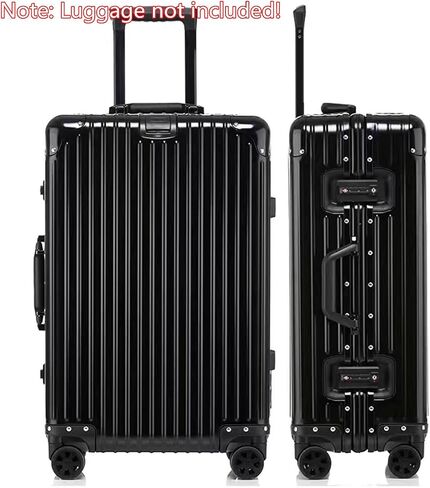 8pcs Luggage Wheels Replacement,Dia 2.16in/55mm Thick 0.47in/12mm Resistant Rubber Mute Caster Replacement Suitcase Wheels with Repair Tool Suitcase Spinner Wheels for Most Luggage (Black) in Saudi Arabia