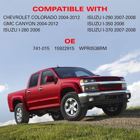BDFHYK 741-015 منظم نوافذ السيارة مع محرك أمامي يمين جانب الركاب لسيارة Chevy COLORADO 2004-2012 لـ GMC CANYON 2004-2012 لـ ISUZU I-280 2006، I-290 2007-2008، I-350 2006، I-370 2007- 2008 in Saudi Arabia