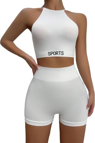 مجموعة ملابس داخلية نسائية مكونة من قطعتين من SweatyRocks حمالة صدر لاسلكية وسروال داخلي مطبوع عليه حروف in Kuwait
