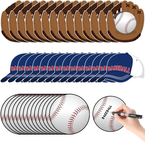 120 جهاز كمبيوتر شخصى حفل البيسبول انقطاع البيسبول لوحة الإعلانات الزينة البيسبول ورقة مجسمات مع 200 جهاز كمبيوتر شخصى نقاط الغراء للفصول الدراسية الرياضية لعبة البيسبول لوازم الحفلات in Kuwait