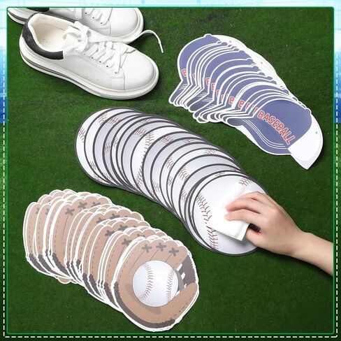 120 جهاز كمبيوتر شخصى حفل البيسبول انقطاع البيسبول لوحة الإعلانات الزينة البيسبول ورقة مجسمات مع 200 جهاز كمبيوتر شخصى نقاط الغراء للفصول الدراسية الرياضية لعبة البيسبول لوازم الحفلات in Kuwait