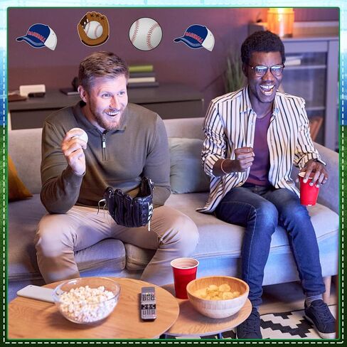 120 جهاز كمبيوتر شخصى حفل البيسبول انقطاع البيسبول لوحة الإعلانات الزينة البيسبول ورقة مجسمات مع 200 جهاز كمبيوتر شخصى نقاط الغراء للفصول الدراسية الرياضية لعبة البيسبول لوازم الحفلات in Kuwait