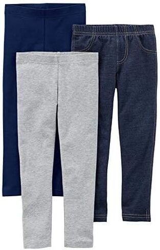 Carter's Little Girl's 3-Pack Denim Jeggings Pants in Saudi Arabia