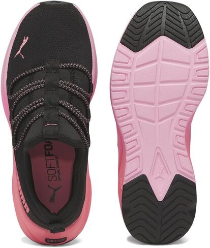 PUMA Softride One4All Sorbet (Big Kid) Puma Black/Passionfruit 5 Big Kid M in Saudi Arabia