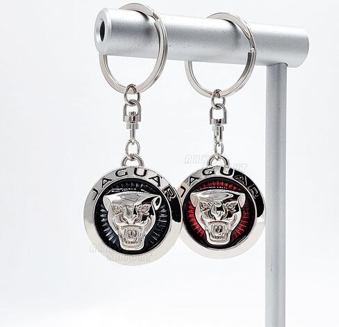 Creative Car Logo Keychain for Car 3D Chrome Metal Alloy Key Chain Gifts for Women and Men Keyring in Saudi Arabia