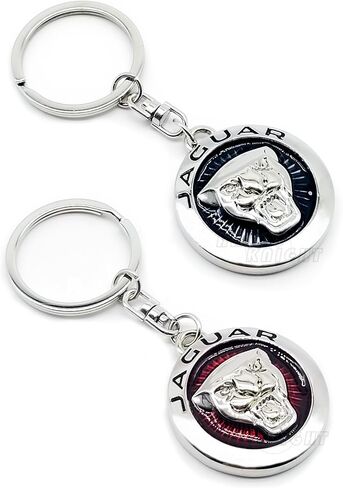 Creative Car Logo Keychain for Car 3D Chrome Metal Alloy Key Chain Gifts for Women and Men Keyring in Saudi Arabia