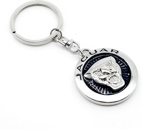 Creative Car Logo Keychain for Car 3D Chrome Metal Alloy Key Chain Gifts for Women and Men Keyring in Saudi Arabia