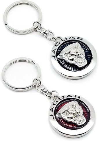 Creative Car Logo Keychain for Car 3D Chrome Metal Alloy Key Chain Gifts for Women and Men Keyring in Saudi Arabia