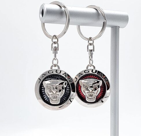 Creative Car Logo Keychain for Car 3D Chrome Metal Alloy Key Chain Gifts for Women and Men Keyring in Saudi Arabia