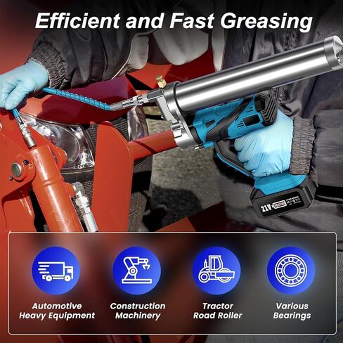 Cordless Grease Gun for Makita 18V MAX Battery - 10000 PSI Electric Grease Gun with 18" High Pressure Long Hose(No Battery) in Saudi Arabia