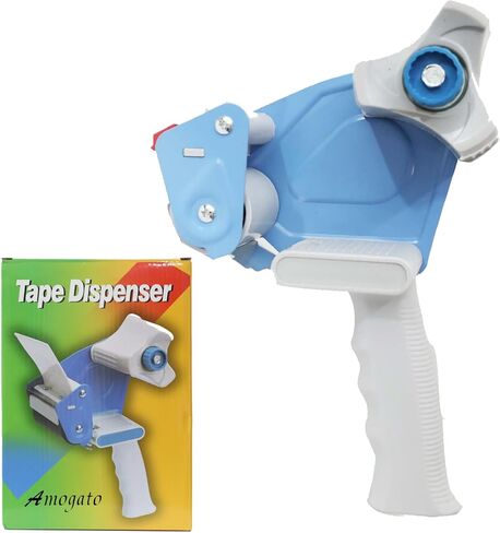 موزع مقبض الشريط، موزع شريط عالي التحمل، قاطع إغلاق عالي التحمل، مناسب لفافة شريط بعرض 2 بوصة، شريط شحن لإغلاق الصناديق والتخزين والتحريك (أزرق، عرض 2 بوصة) in Kuwait