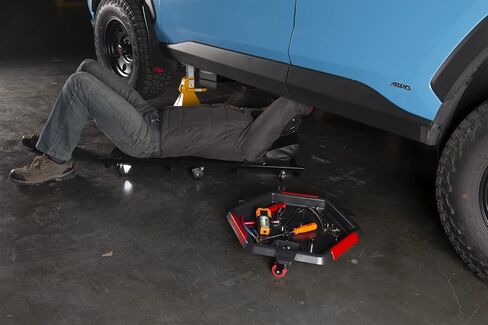 Performance Tool W85006 40-Inch Plastic Creeper with 6 Casters, Black in Saudi Arabia
