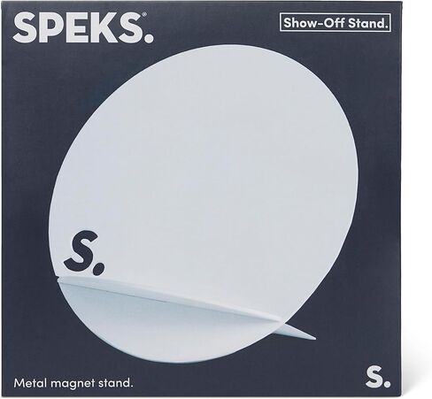Speks Show Off Stand - Double Sided, Powder Coated Steel Magnetic Display Board - White - Magnets Sold Separately in Saudi Arabia