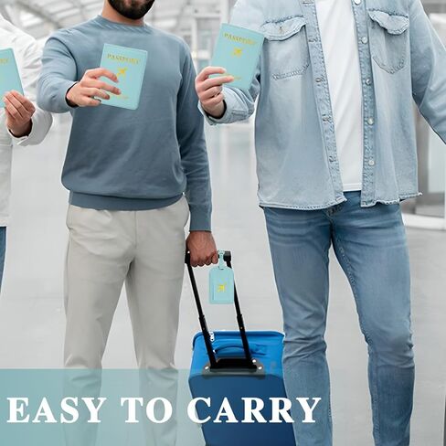 مجموعتان من حامل جواز السفر ومجموعة بطاقات الأمتعة، بطاقات سفر من جلد البولي يوريثان للأمتعة، حامل جواز السفر للسفر في العمل in Kuwait