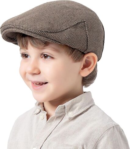 قبعة Jastore Kids Tweed Flat للأولاد قبعة موزع الصحف للأطفال الصغار قبعات Pageboy in Saudi Arabia